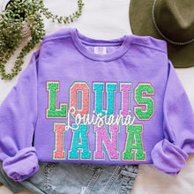 Load image into Gallery viewer, Faux Chenille Pastel States (All 50 states available) DTF TRANSFER