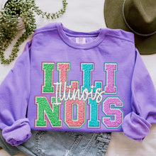 Load image into Gallery viewer, Faux Chenille Pastel States (All 50 states available) DTF TRANSFER