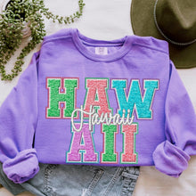 Load image into Gallery viewer, Faux Chenille Pastel States (All 50 states available) DTF TRANSFER
