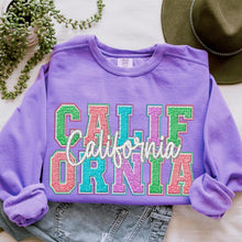 Load image into Gallery viewer, Faux Chenille Pastel States (All 50 states available) DTF TRANSFER