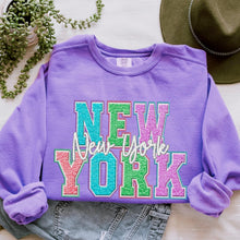 Load image into Gallery viewer, Faux Chenille Pastel States (All 50 states available) DTF TRANSFER