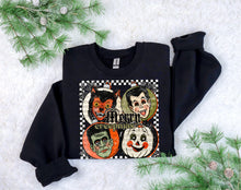 Load image into Gallery viewer, Merry Creepmas Vintage Halloween Character Ornaments TRANSFER SCG SEP 26