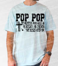 Load image into Gallery viewer, The Righteous Man Walks In His Integrity DROPDOWN TRANSFER CML MAY