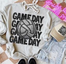 Load image into Gallery viewer, Game Day Stacked Sports Faux Rhinestones DROPDOWN TRANSFER CSD