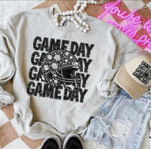 Load image into Gallery viewer, Game Day Stacked Sports Faux Rhinestones DROPDOWN TRANSFER CSD