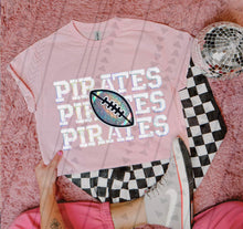Load image into Gallery viewer, Football Mascots Stacked Faux Sequin DROPDOWN TRANSFER TGG