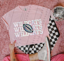 Load image into Gallery viewer, Football Mascots Stacked Faux Sequin DROPDOWN TRANSFER TGG
