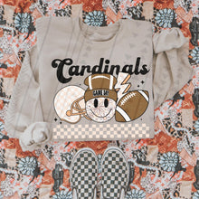 Load image into Gallery viewer, Retro Football Mascots Checkered DROPDOWN TRANSFER TGG