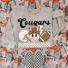 Load image into Gallery viewer, Retro Football Mascots Checkered DROPDOWN TRANSFER TGG