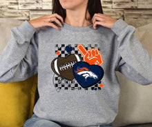 Load image into Gallery viewer, Football Mascot Hearts DROPDOWN TRANSFER DEC SCG