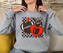 Load image into Gallery viewer, Football Mascot Hearts DROPDOWN TRANSFER DEC SCG