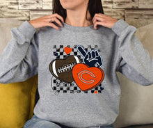 Load image into Gallery viewer, Football Mascot Hearts DROPDOWN TRANSFER DEC SCG