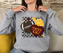 Load image into Gallery viewer, Football Mascot Hearts DROPDOWN TRANSFER DEC SCG