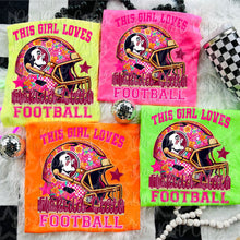 Load image into Gallery viewer, This Girl Loves Football Team Dropdown TRANSFER VIRGO JUNE 25