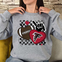 Load image into Gallery viewer, Football Mascot Hearts DROPDOWN TRANSFER DEC SCG