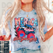 Load image into Gallery viewer, Merica Start Your Engines Truck Dropdown TRANSFER RHD APR 26 | STAR SPANGLED COLLAB RHD X SSD