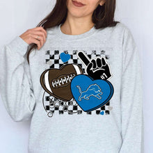 Load image into Gallery viewer, Football Mascot Hearts DROPDOWN TRANSFER DEC SCG