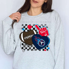 Load image into Gallery viewer, Football Mascot Hearts DROPDOWN TRANSFER DEC SCG
