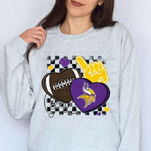 Load image into Gallery viewer, Football Mascot Hearts DROPDOWN TRANSFER DEC SCG