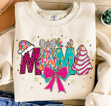 Load image into Gallery viewer, Mama Bright Brush Cake Pink Bow TRANSFER
