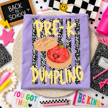 Load image into Gallery viewer, Back To School Dumpling Grades Stripes DROPDOWN TRANSFER TCC JULY 26