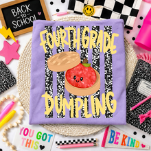 Load image into Gallery viewer, Back To School Dumpling Grades Stripes DROPDOWN TRANSFER TCC JULY 26