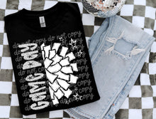 Load image into Gallery viewer, Black And White Dottie School Grades Titles/Sports Alpha DROPDOWN TRANSFER PHDC JUNE