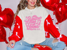 Load image into Gallery viewer, You Are So Loved Pink Script Bows TRANSFER