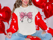 Load image into Gallery viewer, Pink Nurse Bow TRANSFER