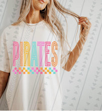 Load image into Gallery viewer, Bright Retro Checkered Mascots DROPDOWN TRANSFER