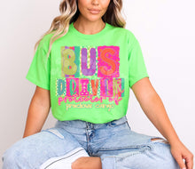 Load image into Gallery viewer, Bus Driver Protector Of Precious Cargo Neon Multi-Print Letters TRANSFER CST JAN 26