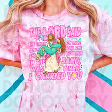 Load image into Gallery viewer, The Lord Said I Carried HAIR COLOR DROPDOWN TRANSFER RHD APR 26