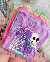 Load image into Gallery viewer, Al_ni Energy Skull And Flowers DROPDOWN TRANSFER SCG MAR