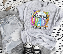 Load image into Gallery viewer, Pencil Stars Paper Grades Teacher DROPDOWN TRANSFER SCG