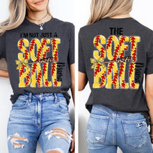 Load image into Gallery viewer, I’m Not Just A Baseball/Softball Mama Dropdown TRANSFER VIRGO MAR 25