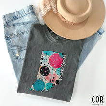 Load image into Gallery viewer, Colorful Dotted States (All 50 states available) DTF TRANSFER COR