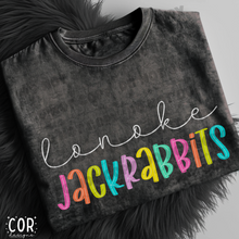 Load image into Gallery viewer, Neon Bright Line Jackrabbits DROPDOWN TRANSFER COR