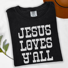 Load image into Gallery viewer, Jesus Loves Y'all Stars Color DROPDOWN TRANSFER SDD NOV 25