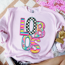 Load image into Gallery viewer, Bright Stripe Floral Checker Mascots Dropdown TRANSFER CSD MAY 25