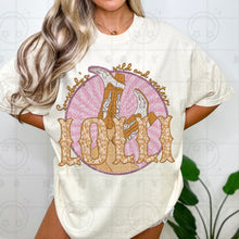 Load image into Gallery viewer, Somebody’s Wild & Western Title Boots Faux Embroidery Dropdown TRANSFER HMWK FEB 25