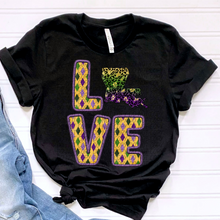 Load image into Gallery viewer, Love Mardi Gras Dropdown TRANSFER CSD JAN 25