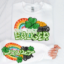 Load image into Gallery viewer, One Lucky Mascots Dropdown With SLEEVE OPTION TRANSFER CSD JAN 25