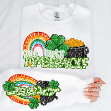 Load image into Gallery viewer, One Lucky Mascots Dropdown With SLEEVE OPTION TRANSFER CSD JAN 25