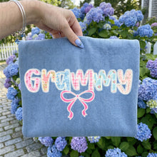 Load image into Gallery viewer, Lace Bow Patch Floral Gingham TITLE DROPDOWN TRANSFER UAC APR 26