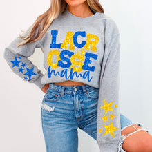 Load image into Gallery viewer, Lacrosse Mama Star Sleeves TRANSFER sdd