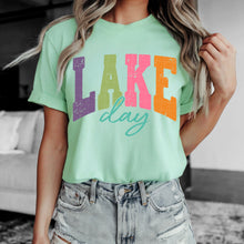 Load image into Gallery viewer, Lake Day Arched Neon Distressed TRANSFER SDD APR 26
