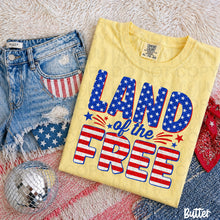 Load image into Gallery viewer, Land Of The Free Stars And Stripes Flag Alpha TRANSFER UAC MAY 26
