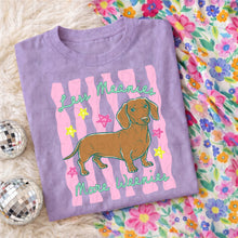 Load image into Gallery viewer, Less Meanies More Weenies Pink Wavy Stripes DROPDOWN TRANSFER UAC MAY 26