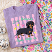 Load image into Gallery viewer, Less Meanies More Weenies Pink Wavy Stripes DROPDOWN TRANSFER UAC MAY 26