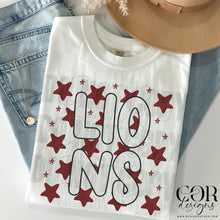 Load image into Gallery viewer, Star Mascots Color Dropdown TRANSFER COR